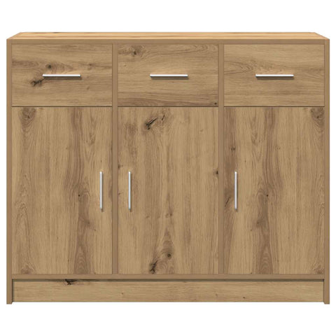 vidaXL Sideboard Artisan Oak 91x28x75 cm Engineered Wood