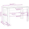 vidaXL Dining Table Old Wood 120x60x76 cm Engineered Wood