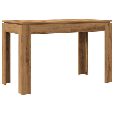 vidaXL Dining Table Artisan Oak 120x60x76 cm Engineered Wood