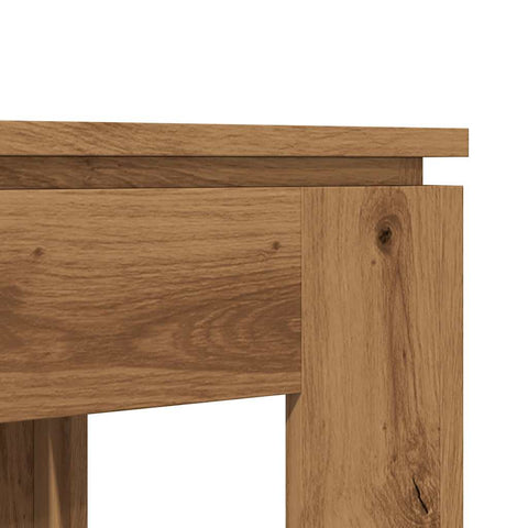 vidaXL Dining Table Artisan Oak 120x60x76 cm Engineered Wood