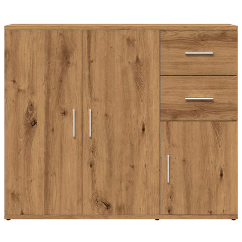 vidaXL Sideboard Artisan Oak 91x29.5x75 cm Engineered Wood
