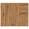 vidaXL Sideboard Artisan Oak 91x29.5x75 cm Engineered Wood