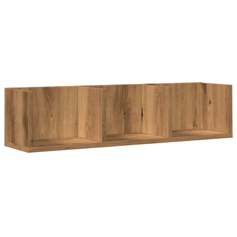vidaXL CD Wall Shelf Artisan Oak 75x18x18 cm Engineered Wood