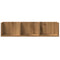 vidaXL CD Wall Shelf Artisan Oak 75x18x18 cm Engineered Wood