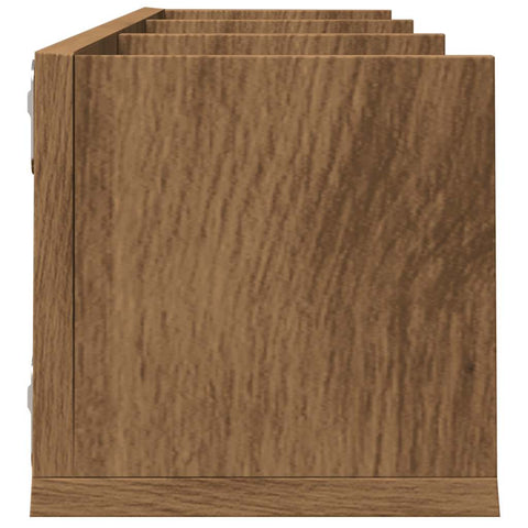 vidaXL CD Wall Shelf Artisan Oak 75x18x18 cm Engineered Wood