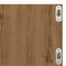 vidaXL CD Wall Shelf Artisan Oak 75x18x18 cm Engineered Wood