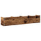 vidaXL CD Wall Shelf Old Wood 100x18x18 cm Engineered Wood