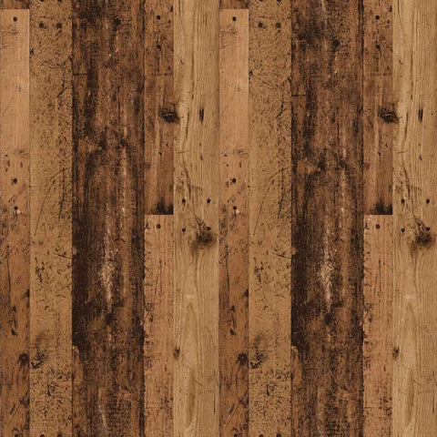 vidaXL CD Wall Shelf Old Wood 100x18x18 cm Engineered Wood