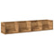 vidaXL CD Wall Shelf Artisan Oak 100x18x18 cm Engineered Wood