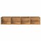 vidaXL CD Wall Shelf Artisan Oak 100x18x18 cm Engineered Wood