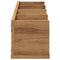 vidaXL CD Wall Shelf Artisan Oak 100x18x18 cm Engineered Wood