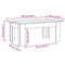 vidaXL Coffee Table Old Wood 100x60x42 cm Engineered Wood