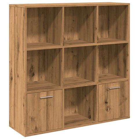 vidaXL Book Cabinet Artisan Oak 98x29x97.5 cm Engineered Wood