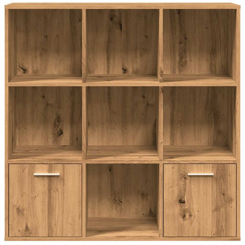 vidaXL Book Cabinet Artisan Oak 98x29x97.5 cm Engineered Wood