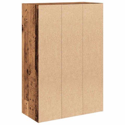vidaXL Bookshelf Old Wood 60.5x30x90 cm Engineered Wood