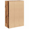 vidaXL Bookshelf Old Wood 60.5x30x90 cm Engineered Wood