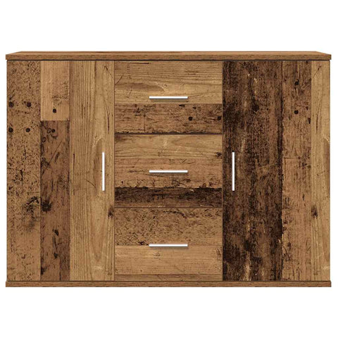vidaXL Sideboard Old Wood 90x29.5x65 cm Engineered Wood