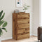 vidaXL Drawer Cabinet Old Wood 60x36x103 cm Engineered Wood