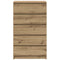 vidaXL Drawer Cabinet Artisan Oak 60x36x103 cm Engineered Wood
