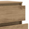 vidaXL Drawer Cabinet Artisan Oak 60x36x103 cm Engineered Wood