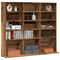 vidaXL CD Cabinet Old Wood 100x23x89.5 cm Engineered Wood