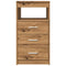vidaXL Drawer Cabinet Artisan Oak 40x50x76 cm Engineered Wood