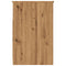 vidaXL Drawer Cabinet Artisan Oak 40x50x76 cm Engineered Wood