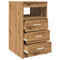 vidaXL Drawer Cabinet Artisan Oak 40x50x76 cm Engineered Wood