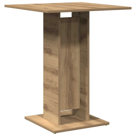 vidaXL Bistro Table Artisan Oak 60x60x75 cm Engineered Wood