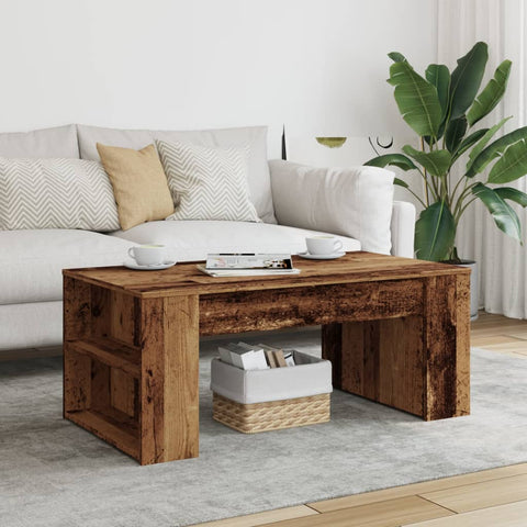 vidaXL Coffee Table Old Wood 102x55x42 cm Engineered Wood