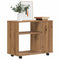 vidaXL Side Table Artisan Oak 70x35x55 cm Engineered Wood