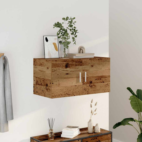 vidaXL Wall Cabinet Old Wood 80x39x40 cm Engineered Wood