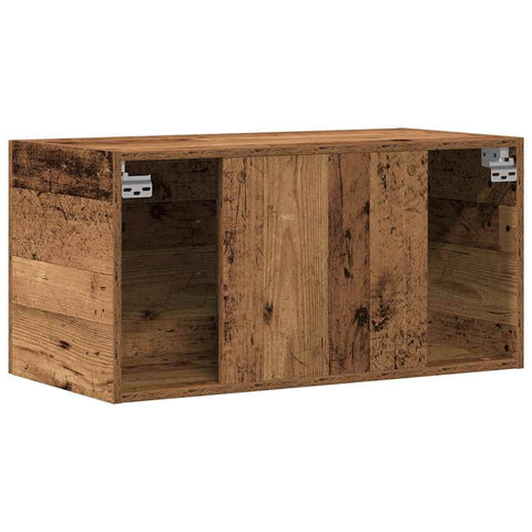 vidaXL Wall Cabinet Old Wood 80x39x40 cm Engineered Wood