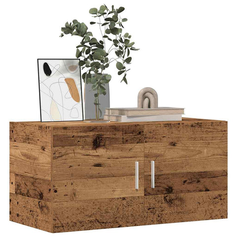 vidaXL Wall Cabinet Old Wood 80x39x40 cm Engineered Wood