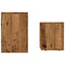 vidaXL Nesting Coffee Tables 2 pcs Old Wood Engineered Wood