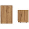 vidaXL Nesting Coffee Tables 2 pcs Artisan Oak Engineered Wood