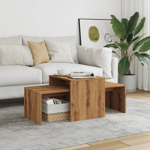 vidaXL Coffee Table Artisan Oak 100x48x40 cm Engineered Wood