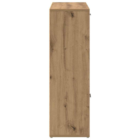 vidaXL Bookshelf Artisan Oak 90x28x90 cm Engineered Wood