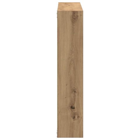 vidaXL Wall Shelf Artisan Oak 90x16x78 cm Engineered Wood