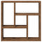vidaXL Wall Shelf Old Wood 45x16x45 cm Engineered Wood