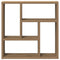 vidaXL Wall Shelf Artisan Oak 45x16x45 cm Engineered Wood