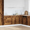 vidaXL Sink Bottom Cabinet Lyon Old Wood 80x46x81.5 cm Engineered Wood