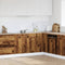 vidaXL Drawer Bottom Cabinet Lyon Old Wood 30x46x81.5 cm Engineered Wood