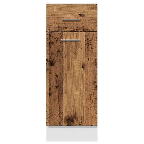 vidaXL Drawer Bottom Cabinet Lyon Old Wood 30x46x81.5 cm Engineered Wood