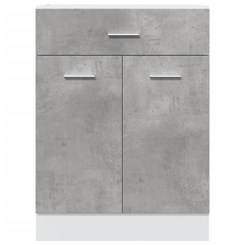 vidaXL Drawer Bottom Cabinet Lyon Concrete Grey 60x46x81.5 cm Engineered Wood