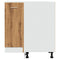 vidaXL Kitchen Cabinet Lyon Artisan Oak 75.5x75.5x81.5 cm Engineered Wood