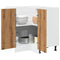 vidaXL Kitchen Cabinet Lyon Artisan Oak 75.5x75.5x81.5 cm Engineered Wood