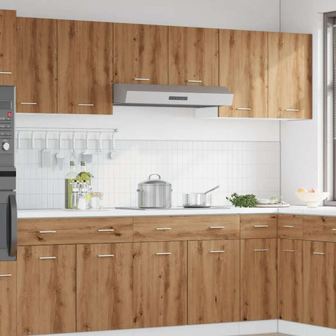 vidaXL Hanging Cabinet Lyon Artisan Oak 40x31x60 cm Engineered Wood