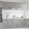 vidaXL Hanging Cabinet Lyon Concrete Grey 50x31x60 cm Engineered Wood