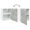 vidaXL Hanging Cabinet Lyon Concrete Grey 50x31x60 cm Engineered Wood